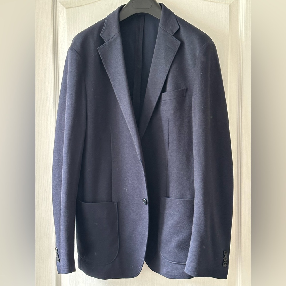 Uniqlo men’s jersey knit sweater blazer